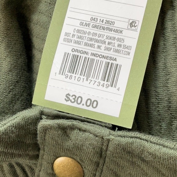 Goodfellow & Co Men's Quilted Snap Pullover Sweatshirt Various Sizes - Picture 7 of 12